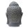 Buddha-head, 20 - 120 cm, stone statue, cast stone, black or white antique, garden decoration, frost-proof