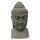 Buddha-head -bust, 75 cm, stone figure, hand carved, garden deco, forst-proof