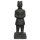 Chinesischer Krieger, stehend, H 120 cm, schwarz antik