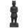 Standing Chinese warrior, terracotta army, 120 cm, stone figure, garden deco statue, black antique, frost-proof