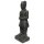 Standing Chinese warrior, terracotta army, 120 cm, stone figure, garden deco statue, black antique, frost-proof