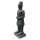 Standing Chinese warrior, terracotta army, 150 cm, stone figure, garden deco statue, black antique, frost-proof