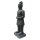 Chinesischer Krieger, stehend, H 175 cm, schwarz antik