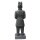 Standing Chinese warrior, terracotta army, 175 cm, stone figure, garden deco statue, black antique, frost-proof