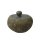 Behälter mit Deckel, H 16 cm, Steinmetzarbeit aus Flussstein