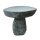 Bird bath, &Oslash; 35 - 40 cm with base, hand carved from riverstone