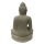 Sitzende Buddha-Figur "Meditation", 75 cm, Steinmetzarbeit aus Naturstein (Basanit), Garten-Deko, frostfest