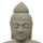 Sitzende Buddha-Figur "Meditation", 100 cm, Steinmetzarbeit aus Naturstein (Basanit), Garten-Deko, frostfest