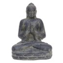 Sitting Buddha &quot;greeting, H 20 cm, black antique