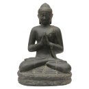 Sitting Buddha figure &quot;greeting&quot;, 62 cm, garden...
