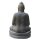 Buddha statue sitting "greeting", 100 cm, stone figure, garden deco, black antique, frost-proof
