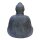 Sitzender Buddha &quot;Japan&quot;, H 82 cm, schwarz antik