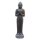 Buddha-Figur "Begrüßung", stehend, 120 cm, Steinfigur, Garten-Deko, schwarz antik, frostfest