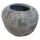 Stone flower-pot XL, 25 x 15 cm, hand carved from riverstone