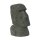 Moai-Statue, Easter Island Head, 15 cm, hand carved from lava stone, garden decoration, frost-proof