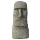 Moai, Easter Island Head, H 40 cm, hand carved from basanite