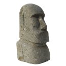Moai-Statue, Osterinsel-Kopf, 40 cm, Steinmetzarbeit, Lava-Stein, Steinfigur, Garten-Deko, frostfest