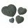 Herz, Ø 10 cm, Steinmetzarbeit aus Basanit
