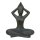 Yoga Lady, Shukasana, arms low, various sizes H 40 - 80 cm, in black antique or white antique