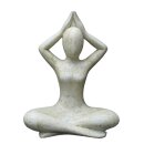 Yoga Lady, Shukasana, 80 cm, Steinfigur, Garten-Deko,...