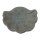 Steinschale "Muschel", L 25 cm, Steinmetzarbeit aus Basanit