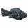 Koi-Fisch, Steinfigur, 26 cm, Teich- und Garten-Deko, schwarz antik, frostfest