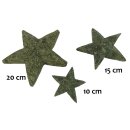 Star, &Oslash; 20 cm, hand carved from basanite