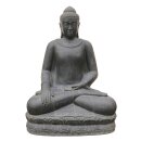 XL Buddha statue sitting "earth", 150 cm, stone...