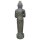 XL standing Buddha statue "greeting", 158 cm, stone figure, garden deco, black antique, frost-proof