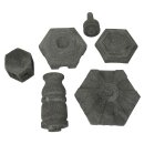 Japanese stone lantern "Nagoya", H 83 cm, hand...
