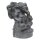 Sitting Ganesha statue, 40 cm, stone figure, garden deco, black antique, frost-proof